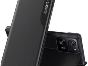 Apple iPhone 13 Pro, Oldalra nyíló tok, stand, Wooze FashionBook, fekete
