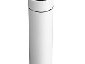 Prémium fémfalú termosz, hőtartó, LED-es érintő képernyős hőmérséklet kijelzővel, 500 ml, Wooze Keep Warm, fehér