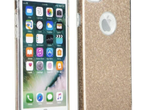 Apple iPhone 13 Mini, Szilikon tok, csillogó, Forcell Shining, arany