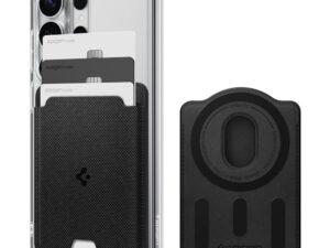 Spigen Urban Fit mágneses kártyatartó, MagSafe, Black, fekete (3db kártyához)