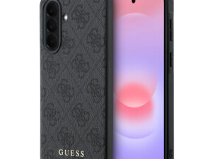 Guess PU 4G Metal Logo Samsung Galaxy A37 tok, szürke