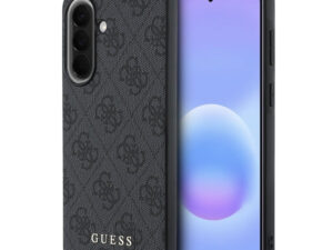 Guess PU 4G Metal Classic Logo Samsung Galaxy A57 tok, szürke