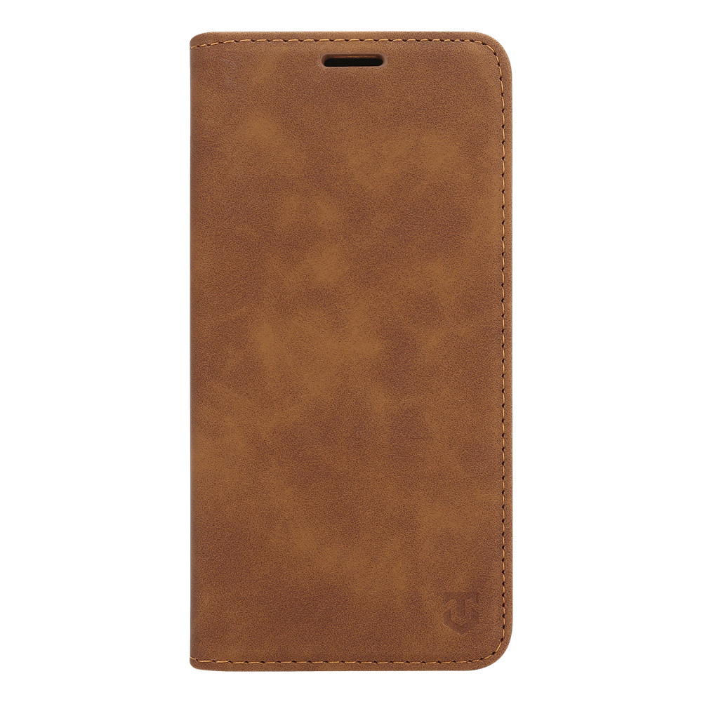 Tactical Xproof Samsung Galaxy A27 flip/oldalra nyíló tok, barna