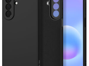 Tech-Protect Icon Samsung Galaxy A27 szilikon tok mikroszálas béléssel, fekete
