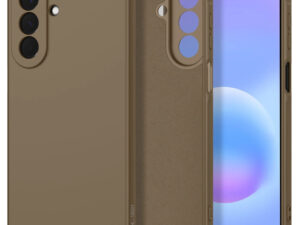 Tech-Protect Icon Samsung Galaxy A27 szilikon tok mikroszálas béléssel, barna