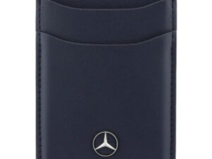 Mercedes mágneses kártyatartó, MagSafe, bőr, kék