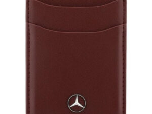 Mercedes mágneses kártyatartó, MagSafe, bőr, piros