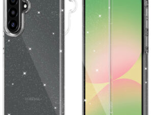Tech-Protect Flexair Samsung Galaxy A27 hátlap tok, csillámos-átlátszó