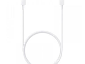 Samsung EP-DG980BWE gyári USB-C / USB-C töltő- és adatkábel, 1m, 3A, csomagolás nélküli, fehér (Bulk)