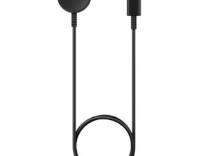 Samsung Galaxy Watch Active / Active2 / 3 / 4 / 5 / 5 Pro gyári wireless töltő, mágneses, USB-C, 2A, fekete (Bulk)