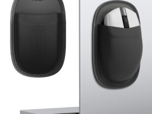 Spigen LD220 egér tartó zseb, laptop / tablet hátuljára rögzíthető, fekete