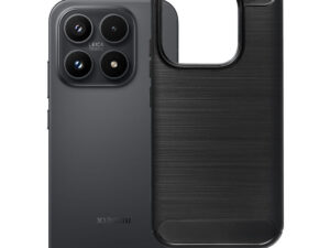 Xiaomi 17 szilikon tok, Carbon 2.0, TPU, fekete