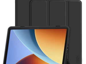 Tech-Protect SC Pen Xiaomi Redmi Pad 2 9.7" oldalra nyíló, kitámasztható mappa tok ceruza tartóval, fekete