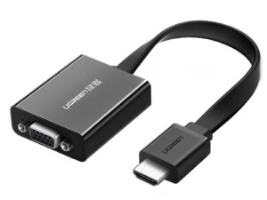 Ugreen MM103 HDMI-VGA adapter, 1080p, fekete (40248)