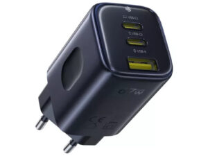 Baseus PicoGo 2xUSB-A-USB-C hálózati gyorstöltő adapter, 67W, 3.35A, fekete