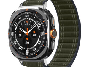 Spigen WBF0 Samsung Galaxy Watch Ultra 2024 / 2025 (47mm) szíj, zöld