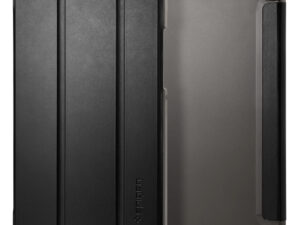 Spigen Smart Fold Samsung Galaxy Tab A11+ / Tab A9+ tok kitámasztóval, fekete