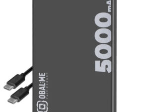 OBAL:ME MagSafe kompatibilis Power bank / külső akkumulátor, 5000mAh, fekete