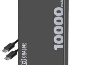OBAL:ME MagSafe kompatibilis Power bank / külső akkumulátor, 10000mAh, fekete