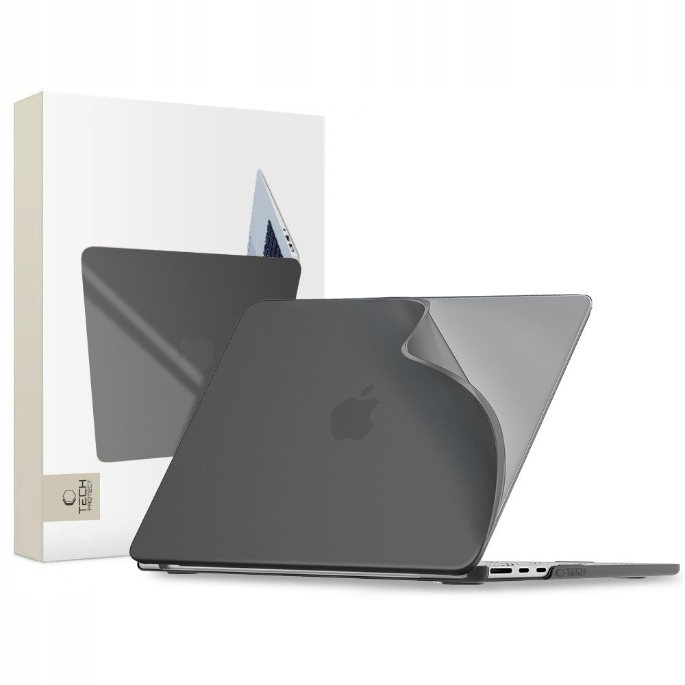 Tech-Protect Softshell Apple Macbook Air 15 (2023-2026) tok, fekete