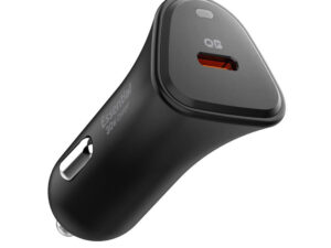 Spigen Essential EV301 autós töltő, USB-C, 30W, fekete