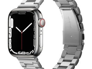 Spigen Modern Fit Apple Watch Ultra 3 / 2 / 1 / SE / 11 / 10 / 9 / 8 (44/45/46/49mm) szíj, fém, ezüst