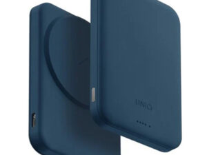 Uniq Lyden Lexa Fast Wireless USB-C PD Powerbank / külső akkumulátor, MagSafe, kompakt, 5000mAh, Steel Blue, kék