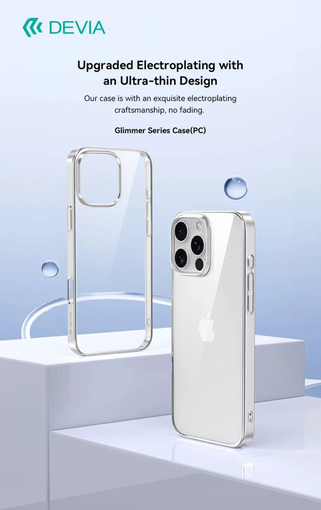 Devia Glimmer Series tok - Apple iPhone 16 - rose gold - Image 4