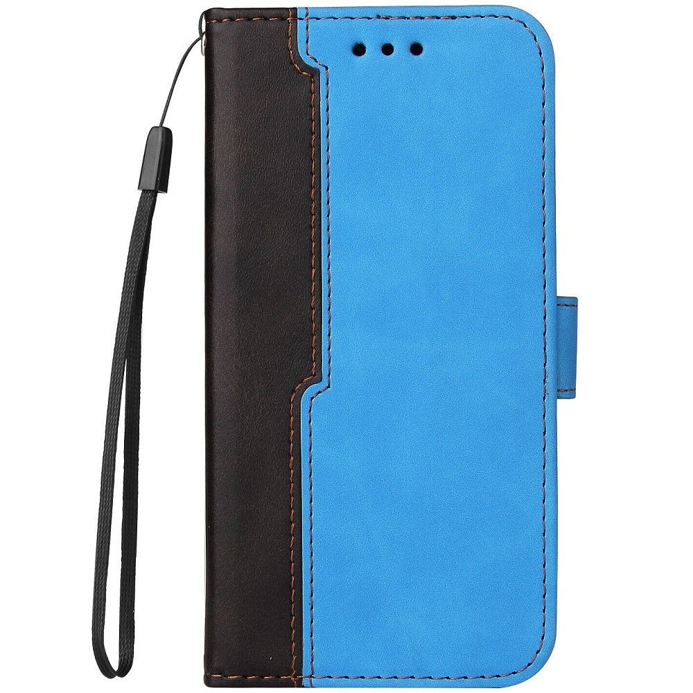 Xiaomi Redmi K70 Ultra, Oldalra nyíló tok, stand, kártyatartóval, kézpánttal, Wooze Colour Wallet, kék
