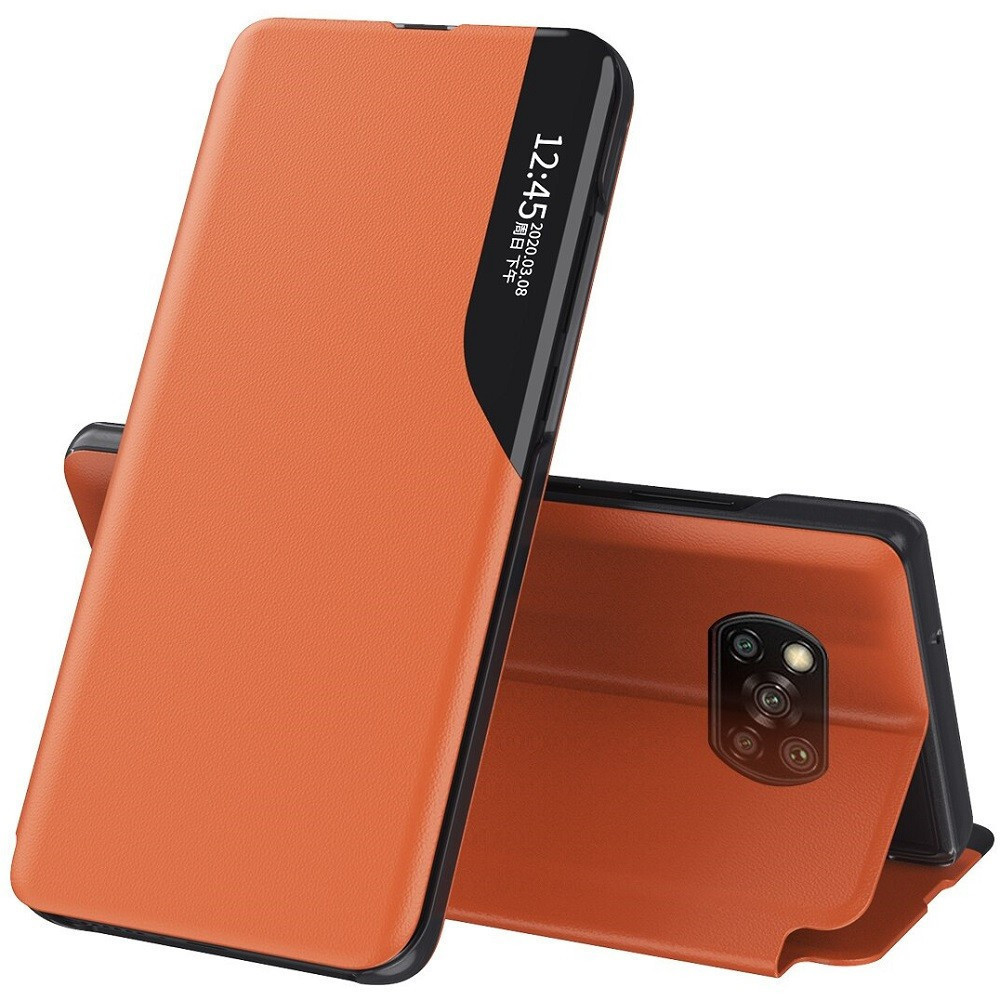 Apple iPhone 16e / 17e, Oldalra nyíló tok, stand, Wooze FashionBook, sárga