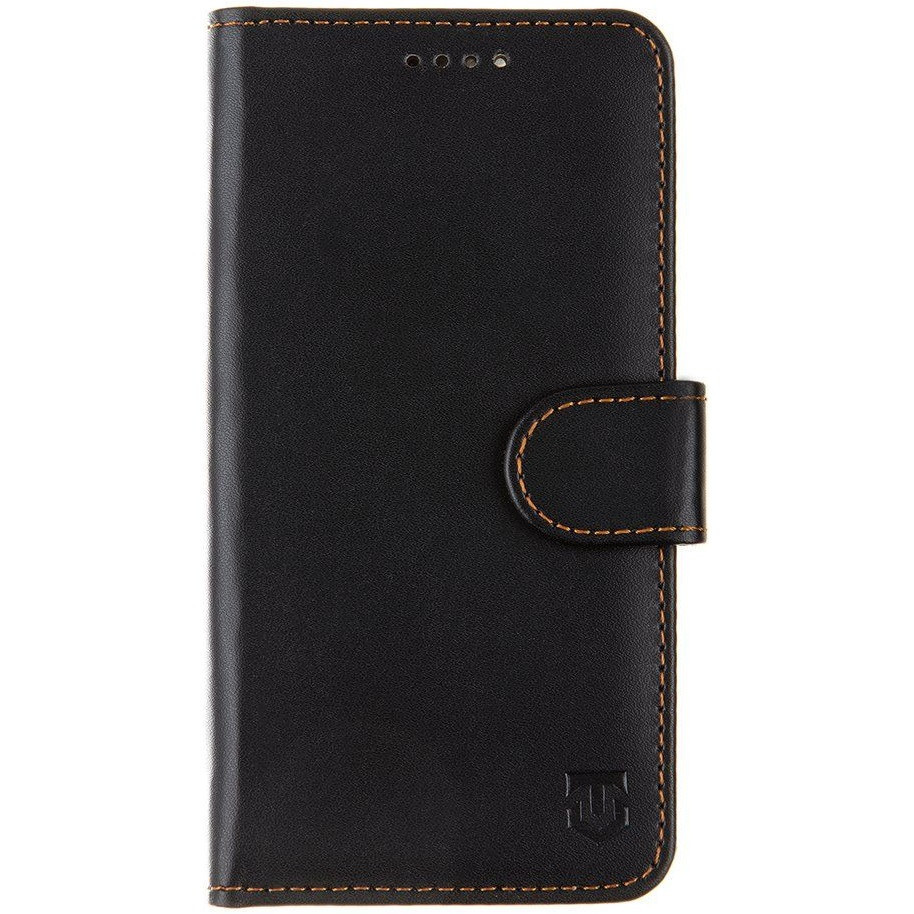 Motorola Moto E15 / G05, Oldalra nyíló tok, stand, kártyatartóval, csatos, Tactical Field Notes, fekete
