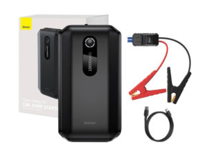 Baseus Super Energy Car Jump Starter Powerbank, Indító, 10000mAh, 1000A, fekete