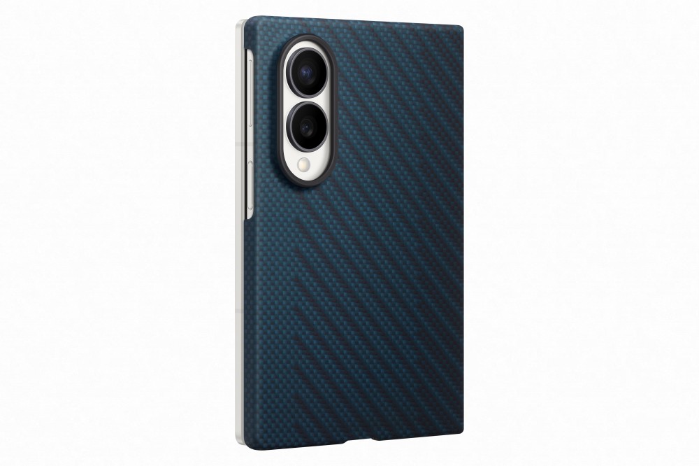 Samsung Galaxy Fold8 mágneses Carbon tok, kék - Image 5
