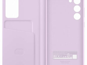 Samsung Galaxy S23+ Smart View Wallet, gyári flip tok, levendula, EF-ZS916CV