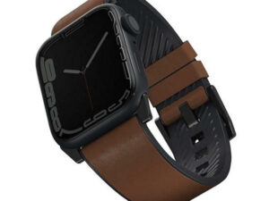 Uniq Straden vízálló bőr Apple Watch szíj, 49/45/44/42MM, barna