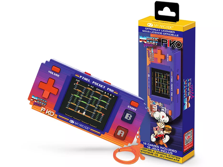 My Arcade DGUNL-7138 Data East Hits Pixel Pocket Pro Hordozható Kézikonzol