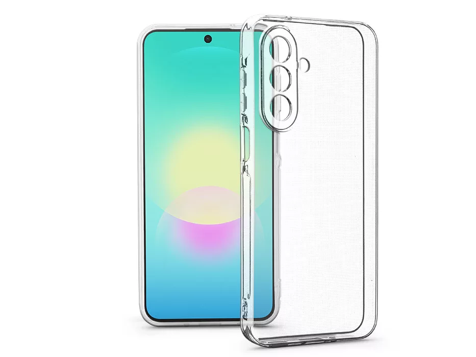 Haffner Clear Case kameravédős szilikon tok - Samsung SM-A276 Galaxy A27 5G - átlátszó