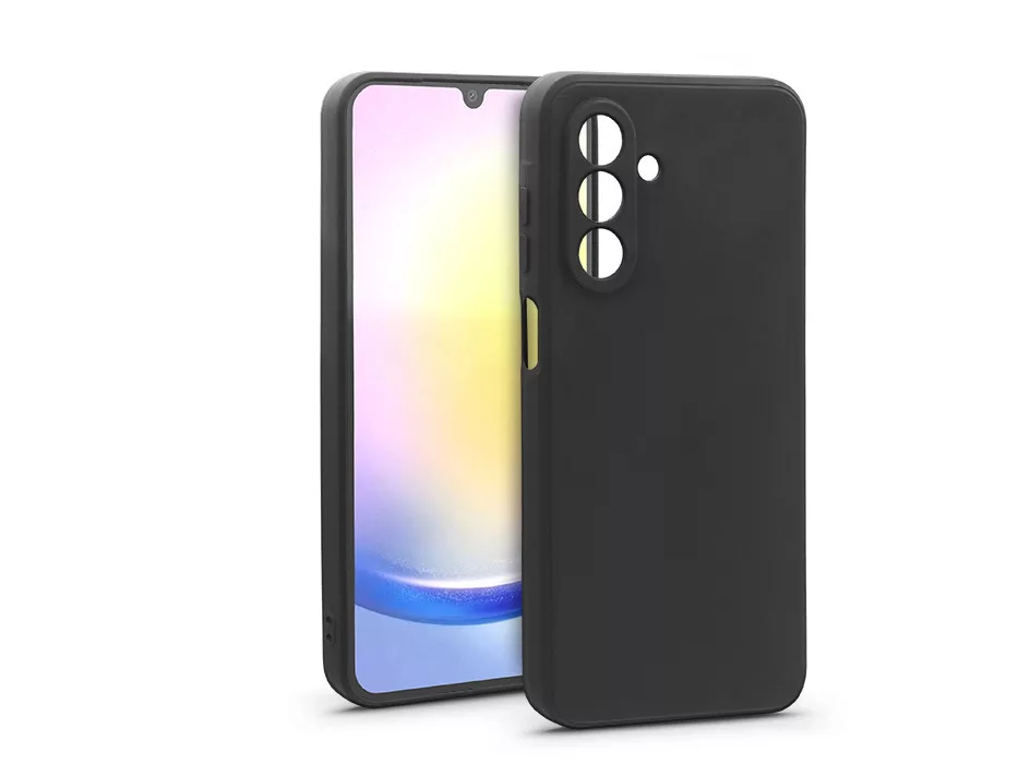Haffner New Matt szilikon tok - Samsung SM-A266 Galaxy A26 5G - fekete