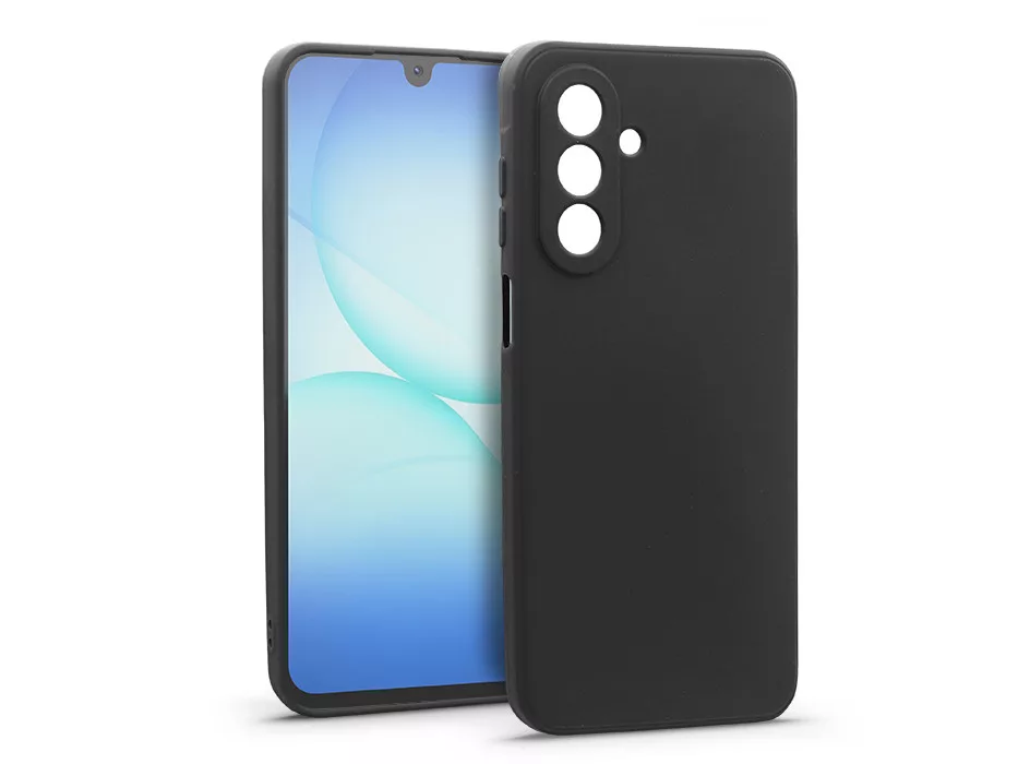 Haffner New Matt szilikon tok - Samsung SM-A175/SM-A176 Galaxy A17 4G/5G - fekete