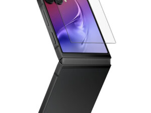Uniq Optix Clear Samsung Galaxy Z Flip7 tempered glass kijelzővédő fólia, átlátszó