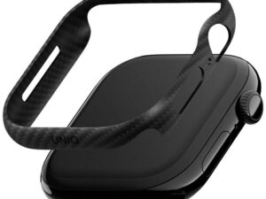 Uniq Keva Verge Apple Watch 11 / Watch 10 42mm tok, Aramid, Carbon minta, fekete