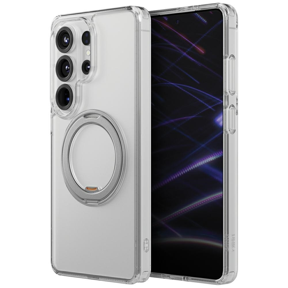 Uniq Swivix Samsung Galaxy S26 Ultra tok 360 fokban állítható kitámasztóval, átlátszó