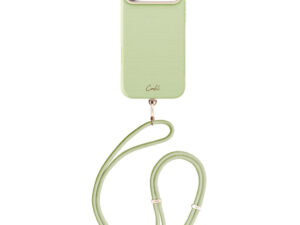 Uniq Coehl Mirelle Apple iPhone 17 Pro mágneses tok, MagSafe, crossbody pánttal, zöld-arany