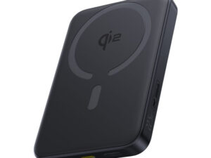 Baseus EnerFill FM12 Qi2 Magnetic vezeték nélküli gyorstöltő powerbank 10000 mAh, 22.5W, fekete + USB-C, 30cm kábel