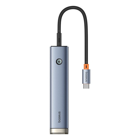 Baseus UltraJoy 5-Port HUB AIR dokkoló állomás, 1xHDMI, 2xUSB-A, 1xUSB-C, 1xRJ45, szürke