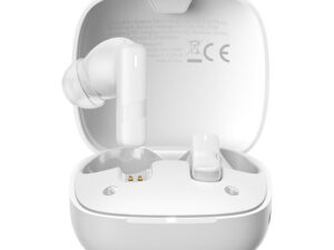 Baseus Bowie E20 True Wireless Earphones vezeték nélküli fülhallgató, fehér