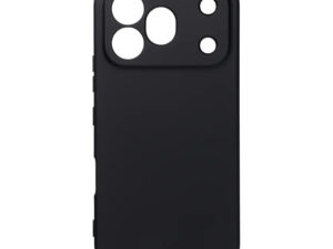 Honor 600 PRO szilikon hátlap tok, fekete