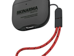 Skinarma Spunk AirPods 4 tok pánttal, Pewter Green, sötétzöld