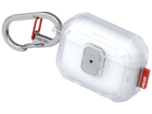 Skinarma Mecha LE AirPods Pro 3 tok karabinerrel, Transparent, átlátszó