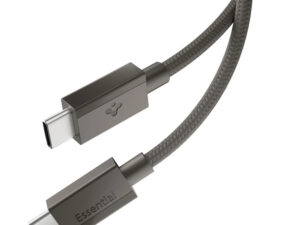 Spigen EB6015CC USB-C-USB-C töltő- és adatkábel, 60W, 1,5m, Gunmetal, szürke